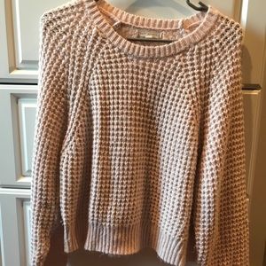 Cozy pink sweater